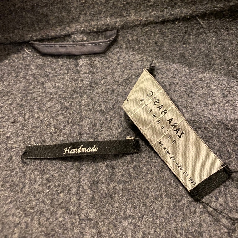 🚫SOLD🚫ZARA basic gray coat - Picture 5 of 6